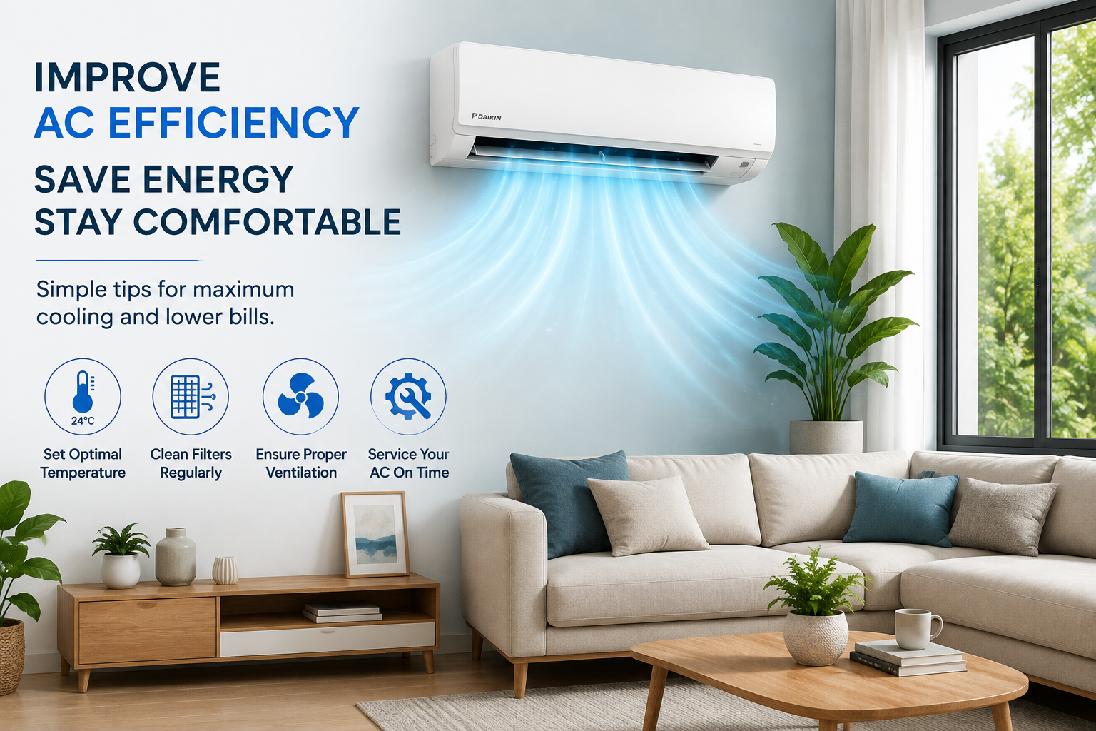 How to Improve AC Efficiency and Save Energy