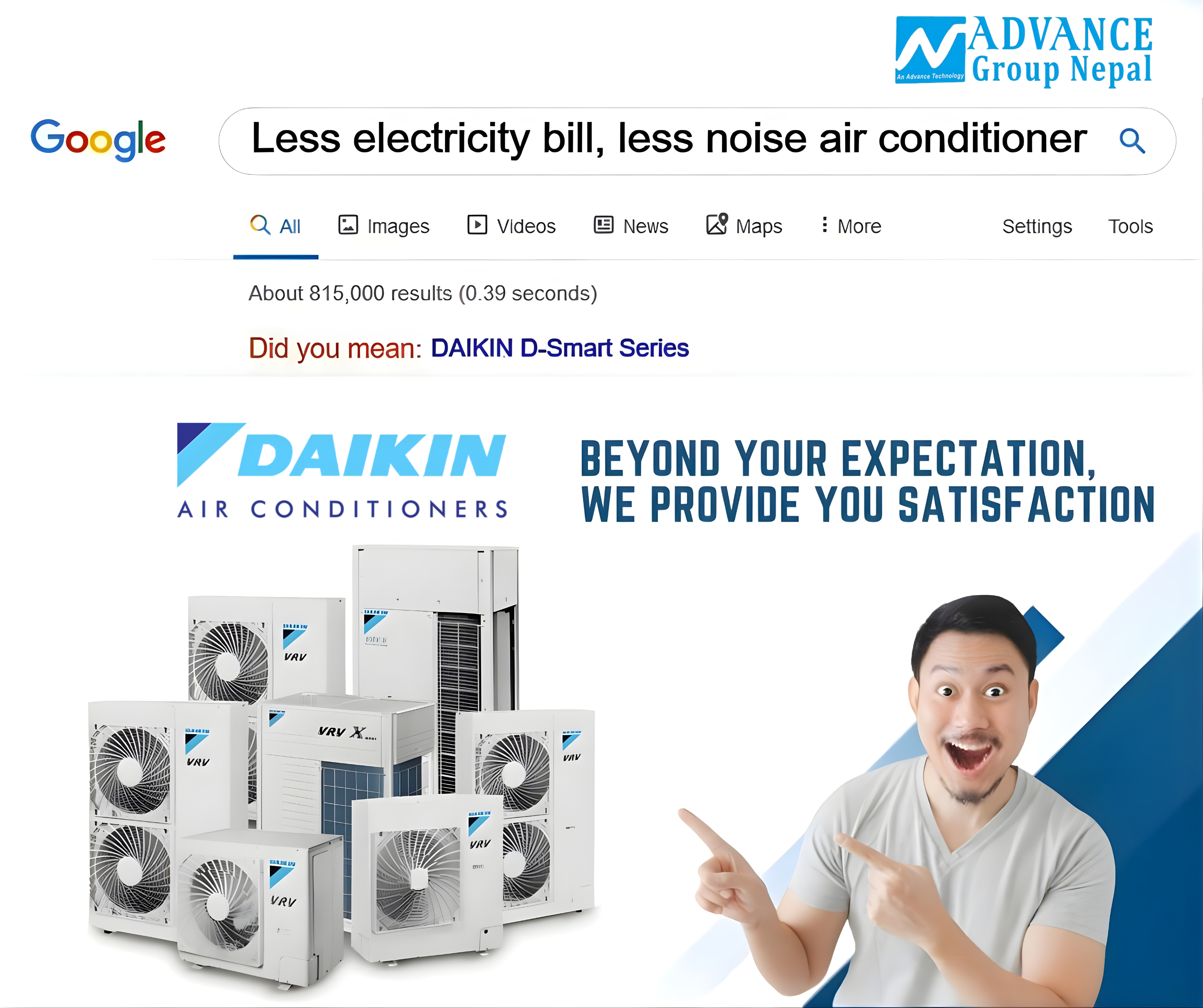 Advance Group Nepal: Daikin Search Concept Advertisement